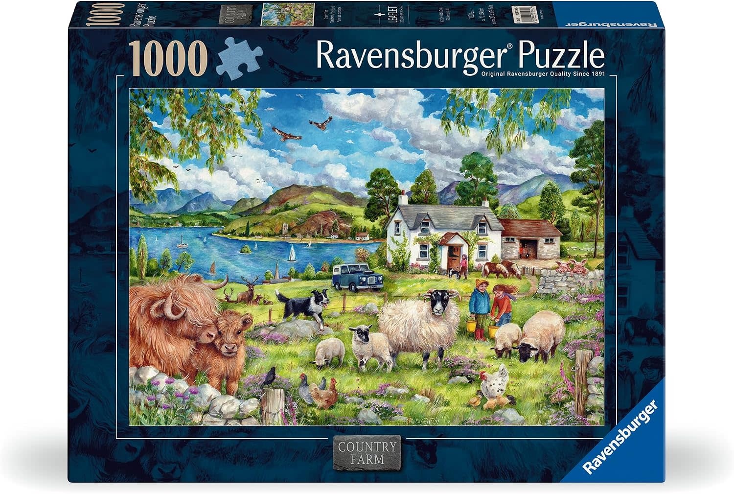 Ravensburger Ravensburger Puzzle 1000pc Country Farm