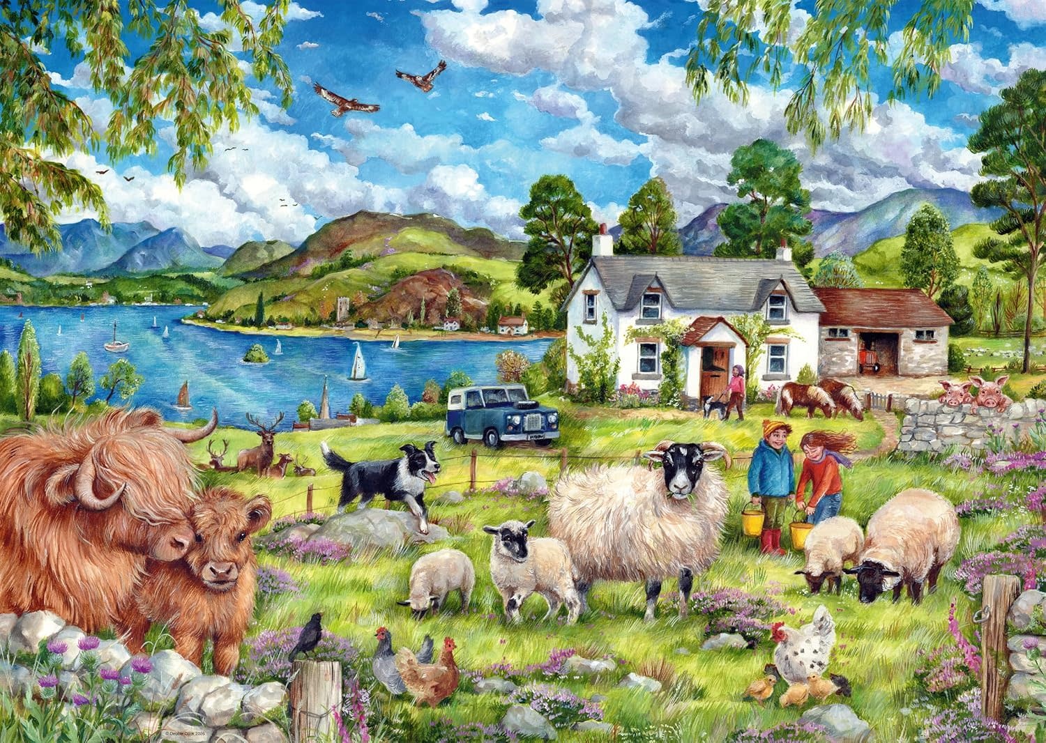 Ravensburger Ravensburger Puzzle 1000pc Country Farm