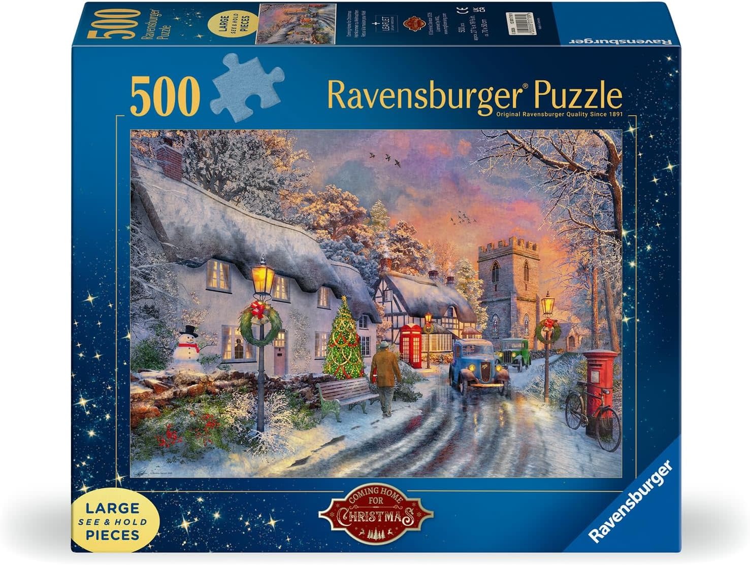Ravensburger Ravensburger Puzzle Large Format 500pc Coming Home for Christmas