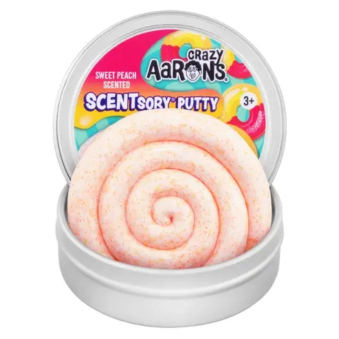 Crazy Aaron Crazy Aaron's Thinking Putty SCENTsory Peach Ring