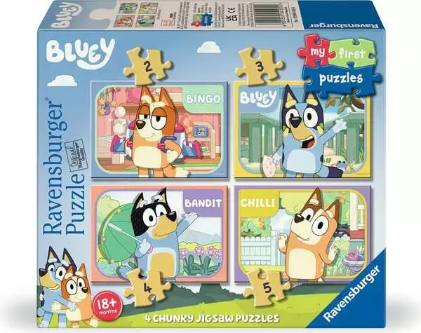 Ravensburger My First Puzzles 2, 3, 4, 5pc Bluey
