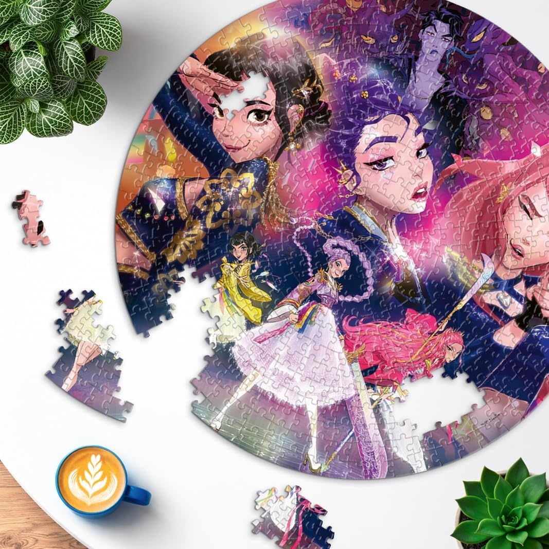 Ravensburger Ravensburger Puzzle 500pc Round K-Pop Demon Hunters