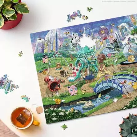 Ravensburger Ravensburger Puzzle 1000pc Pokemon Eevee and Park