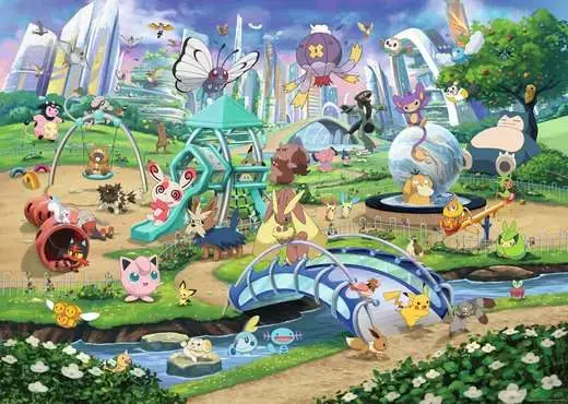 Ravensburger Ravensburger Puzzle 1000pc Pokemon Eevee and Park