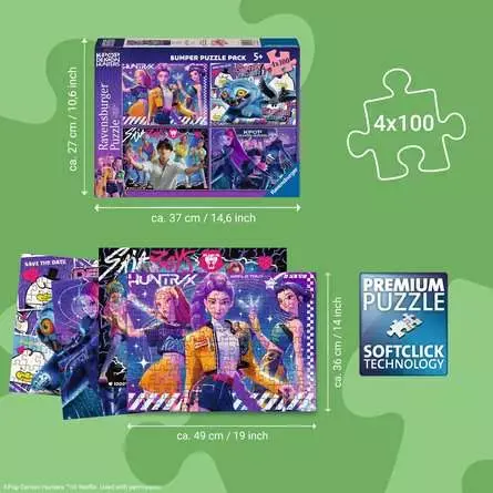 Ravensburger Puzzle 4x100pc K-Pop For the Fans!