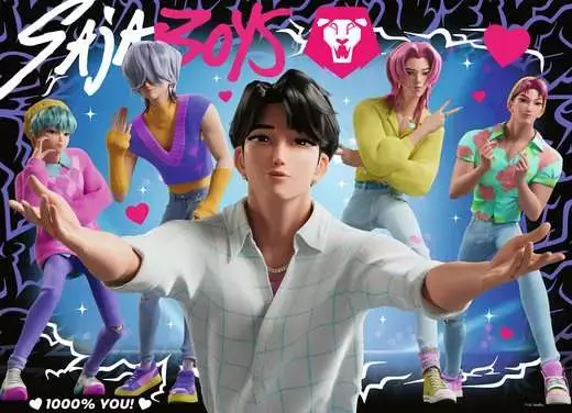 Ravensburger Puzzle 4x100pc K-Pop For the Fans!