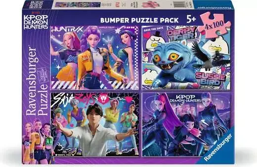 Ravensburger Puzzle 4x100pc K-Pop For the Fans!