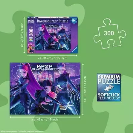 Ravensburger Puzzle 300pc KPop Rumi, Mira & Zoey