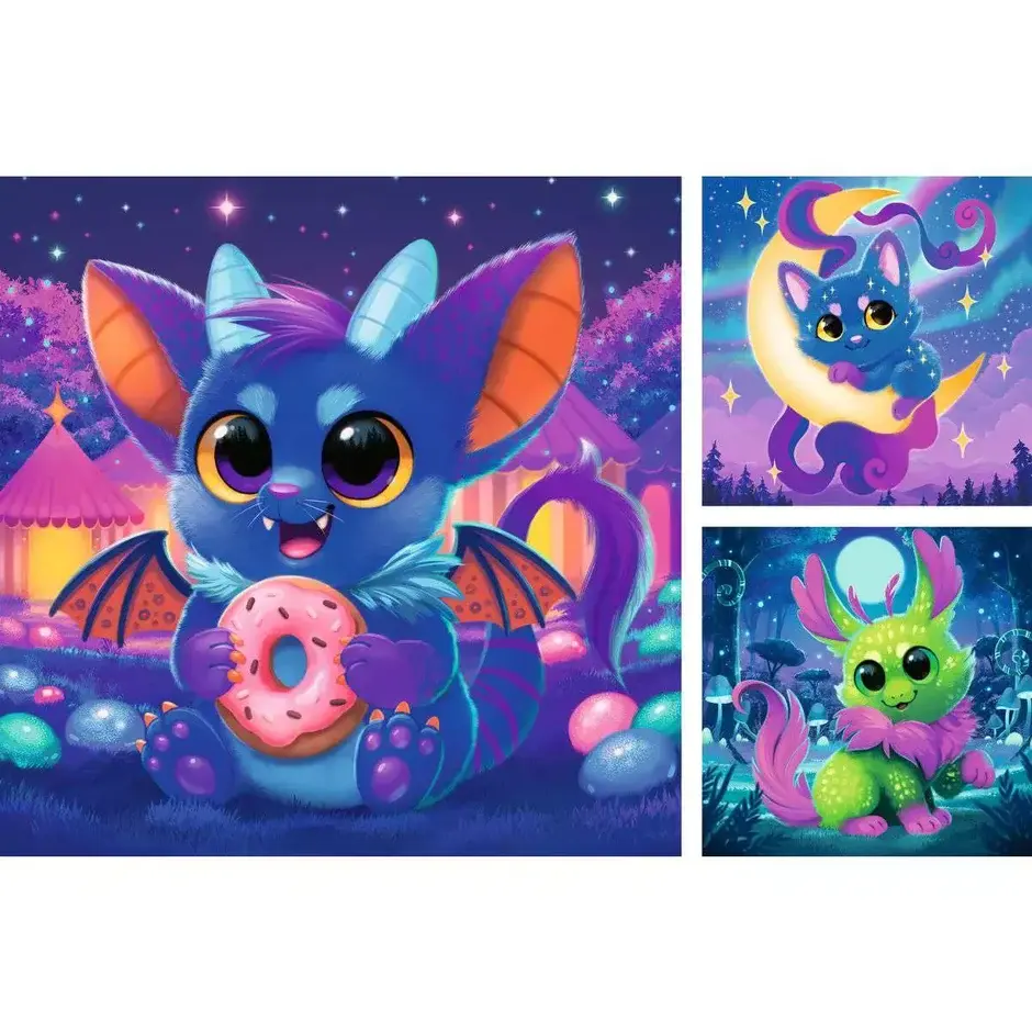 Ravensburger Ravensburger Puzzle 3x49pc Little Demons
