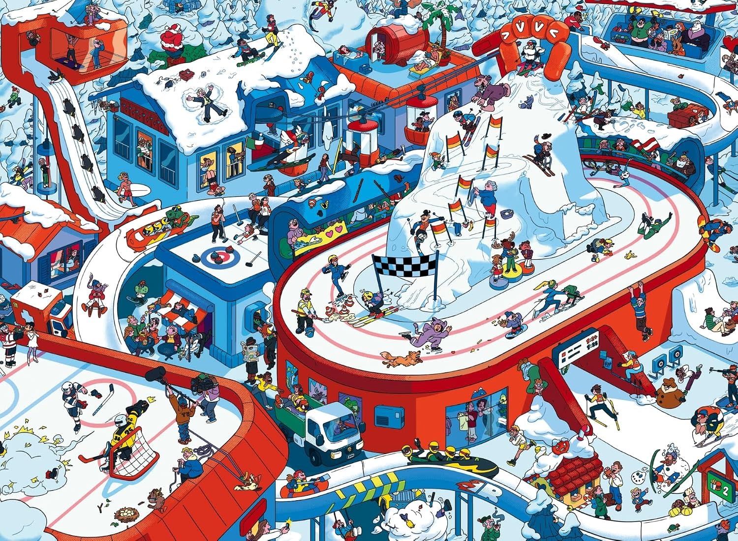 Ravensburger Ravensburger Puzzle 200pc Winter Sports Stadium