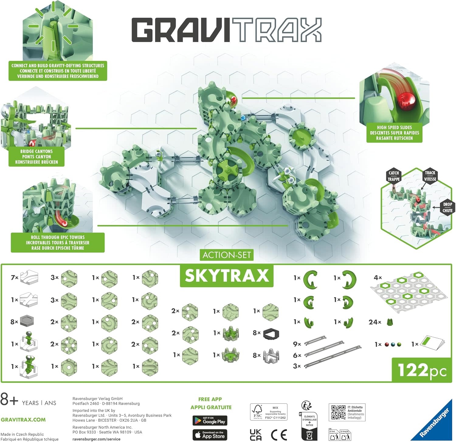 Ravensburger Gravitrax Track System SkyTrax Action Set XXL