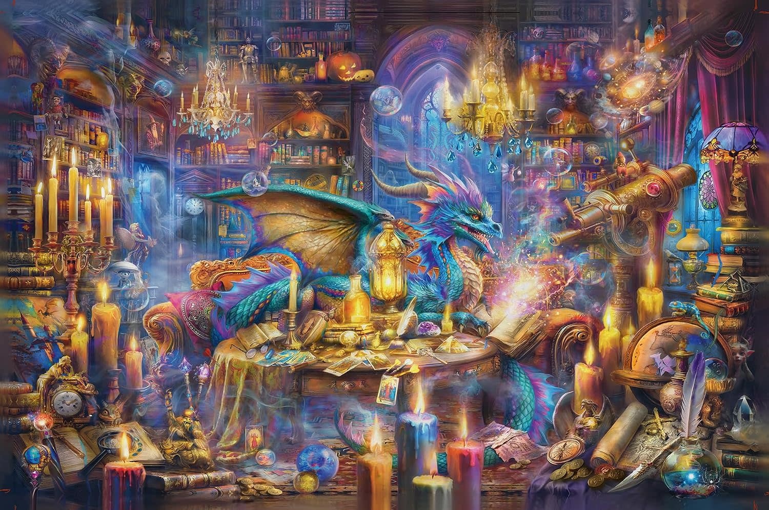 Ravensburger Ravensburger Puzzle 3000pc Dragon's Library