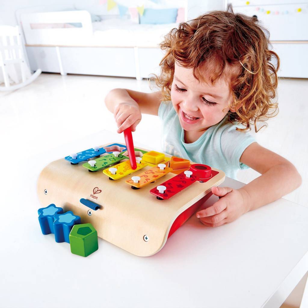 Hape Toys Early Melodies Shape Sorter Xylophone