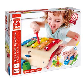 Hape Toys Hape Early Melodies Shape Sorter Xylophone