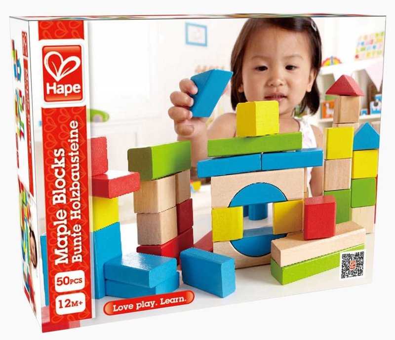 Hape Toys Wood Maple Blocks