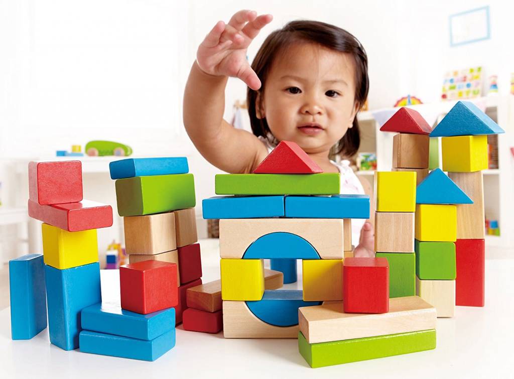 Hape Toys Wood Maple Blocks
