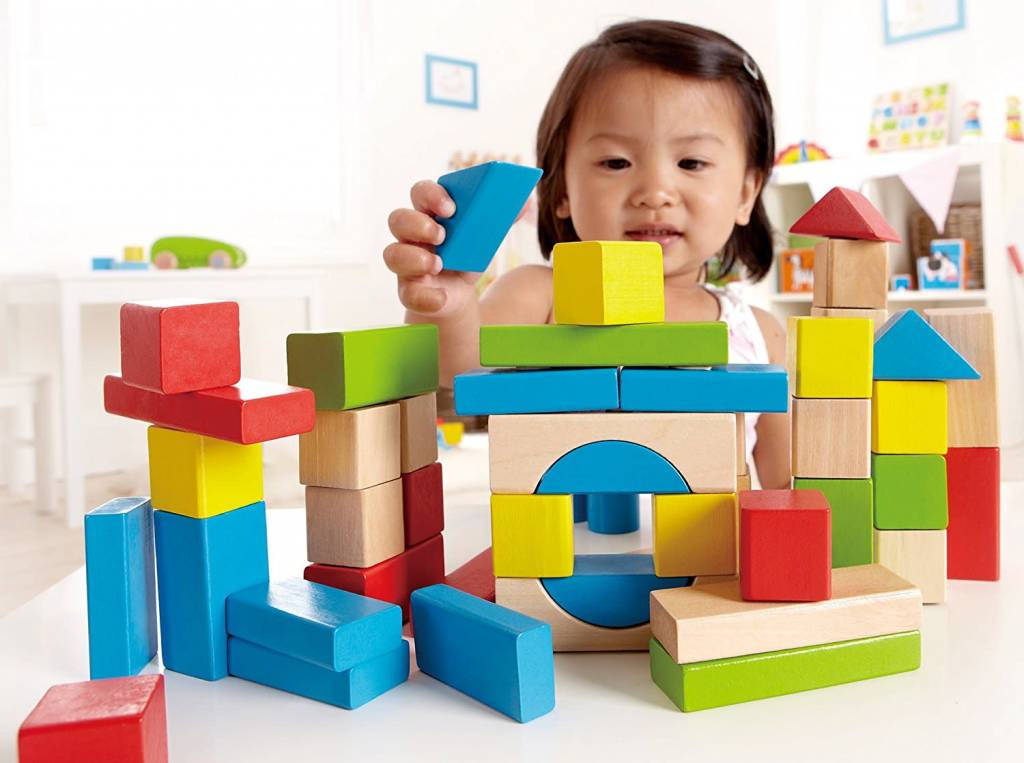 Hape Toys Wood Maple Blocks