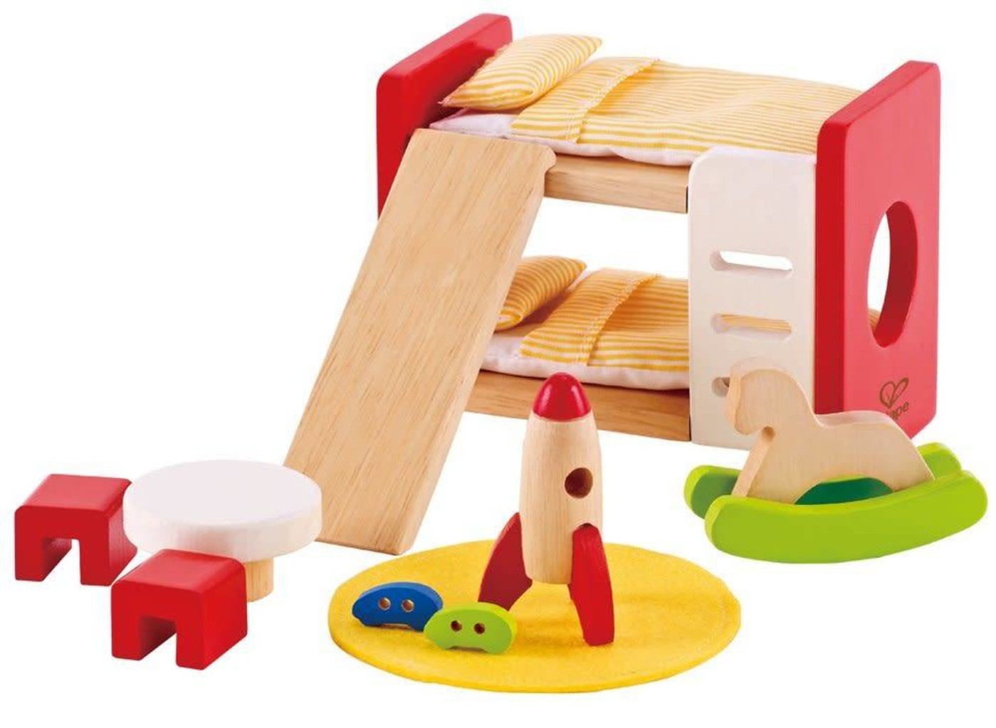 Hape Wooden Doll House Furniture Children's Room Minds Alive! Toys