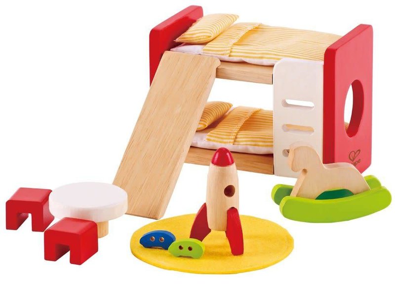 Hape Toys Wooden Doll House Furniture: Children's Room