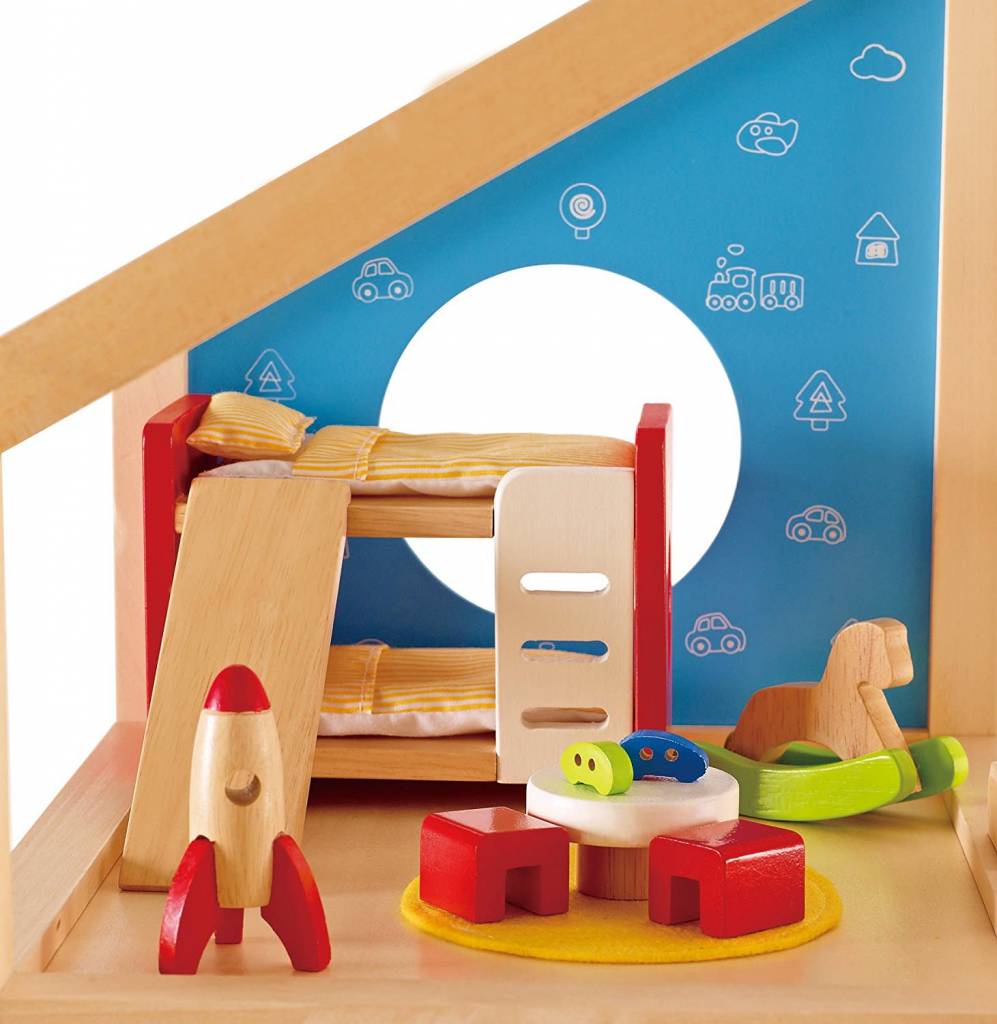 Hape Toys Wooden Doll House Furniture: Children's Room