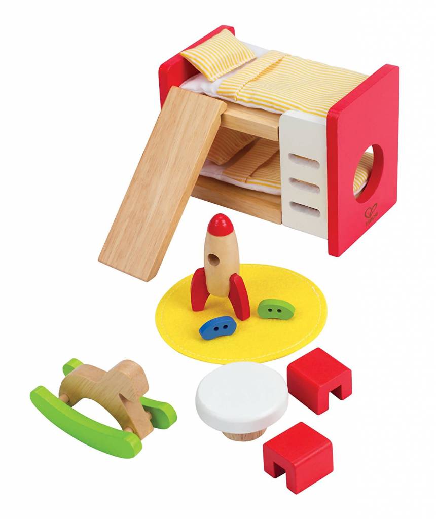 Hape Toys Wooden Doll House Furniture: Children's Room
