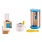 Hape Toys Wooden Doll House Furniture: Bathroom