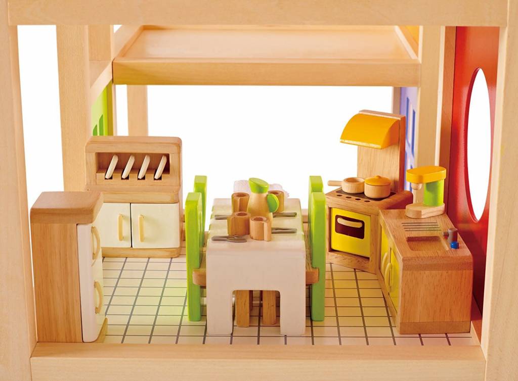 Hape Toys Wooden Doll House Furniture: Kitchen