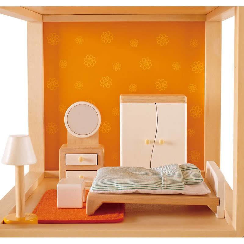 Hape Toys Wooden Doll House Furniture: Master Bedroom