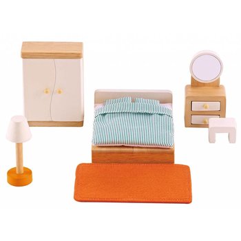 Hape Toys Hape Wooden Doll House Furniture: Master Bedroom