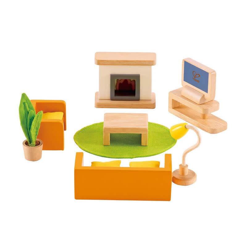 Hape Toys Wooden Doll House Furniture: Media Room