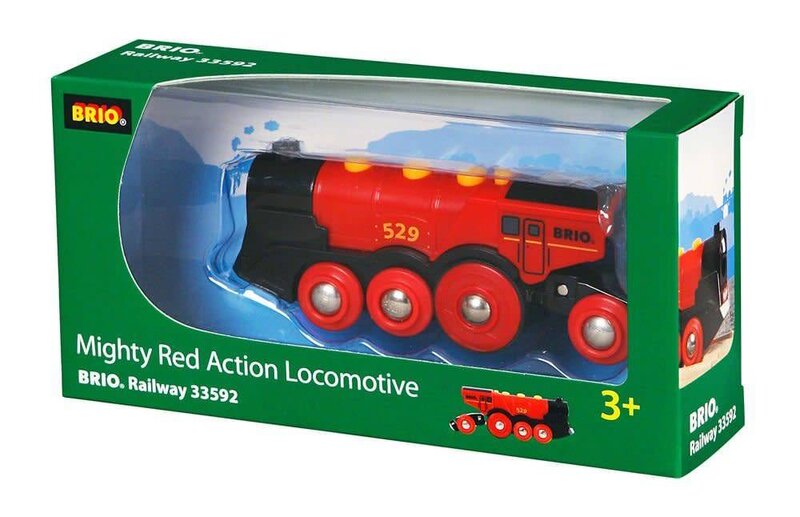 Brio Train Mighty Red Locomotive