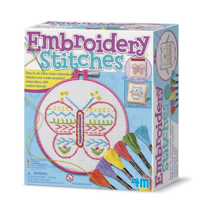 4M 4M Craft Kit Embroidery Stitches