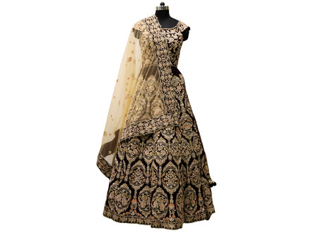 Dark Maroon Bridal Lehenga Choli 40 Dark Maroon Bridal Lehenga Choli 40