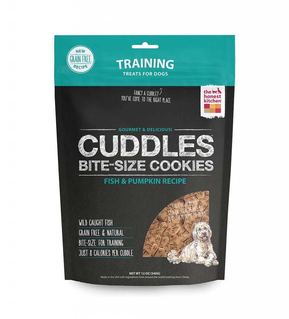 The Honest Kitchen Cuddles Grain Free Fish Pumpkin Dog Treats