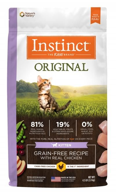 Nature's Variety Instinct Original Kitten Dry Cat Food 4.5# | Everett