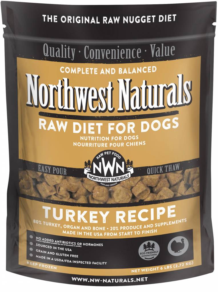 Northwest Naturals Raw Nuggets Turkey 