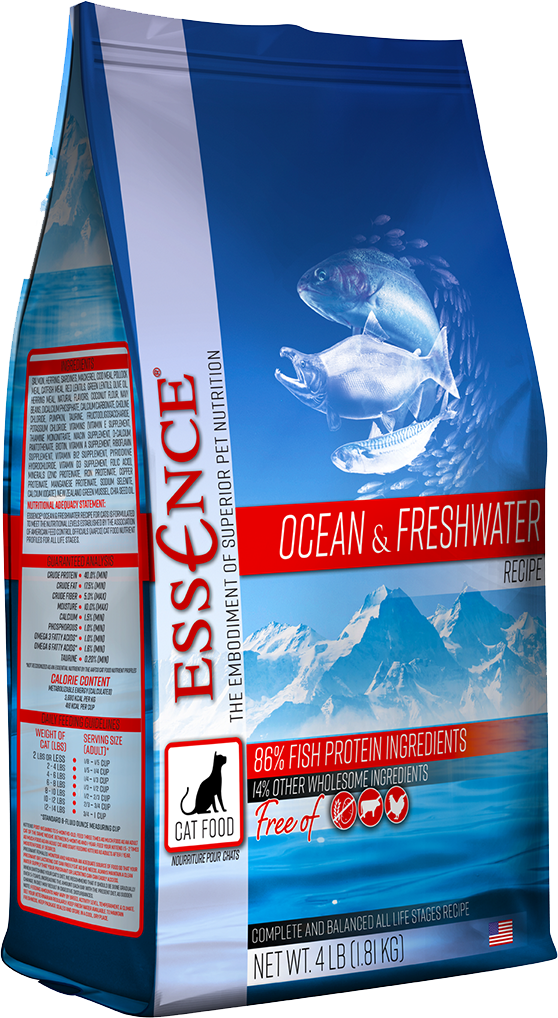 Essence Ocean & Freshwater Formula Dry Cat Food 4 ...