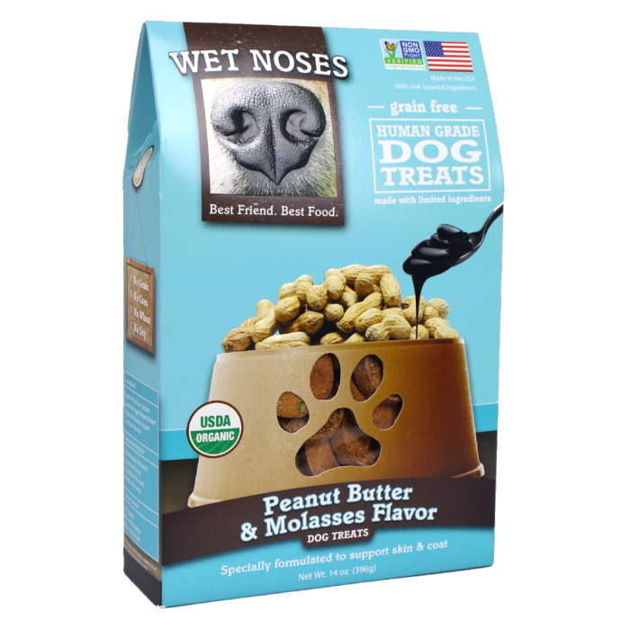 peanut butter and molasses dog treats