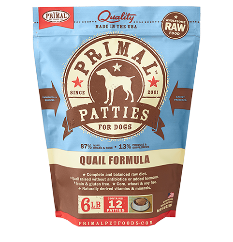 primal quail dog food