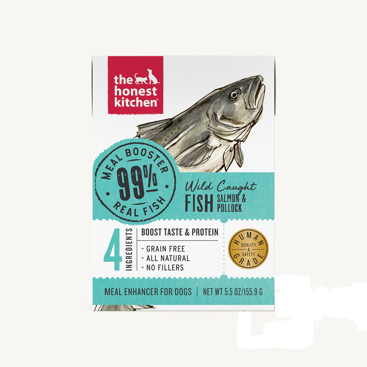 The Honest Kitchen 99 Salmon Pollock Meal Booster Wet Dog Food