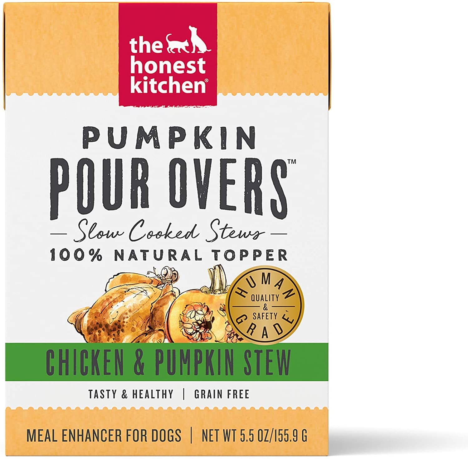The Honest Kitchen Pour Overs Pumpkin Chicken Stew Wet Dog Food 55oz Everett