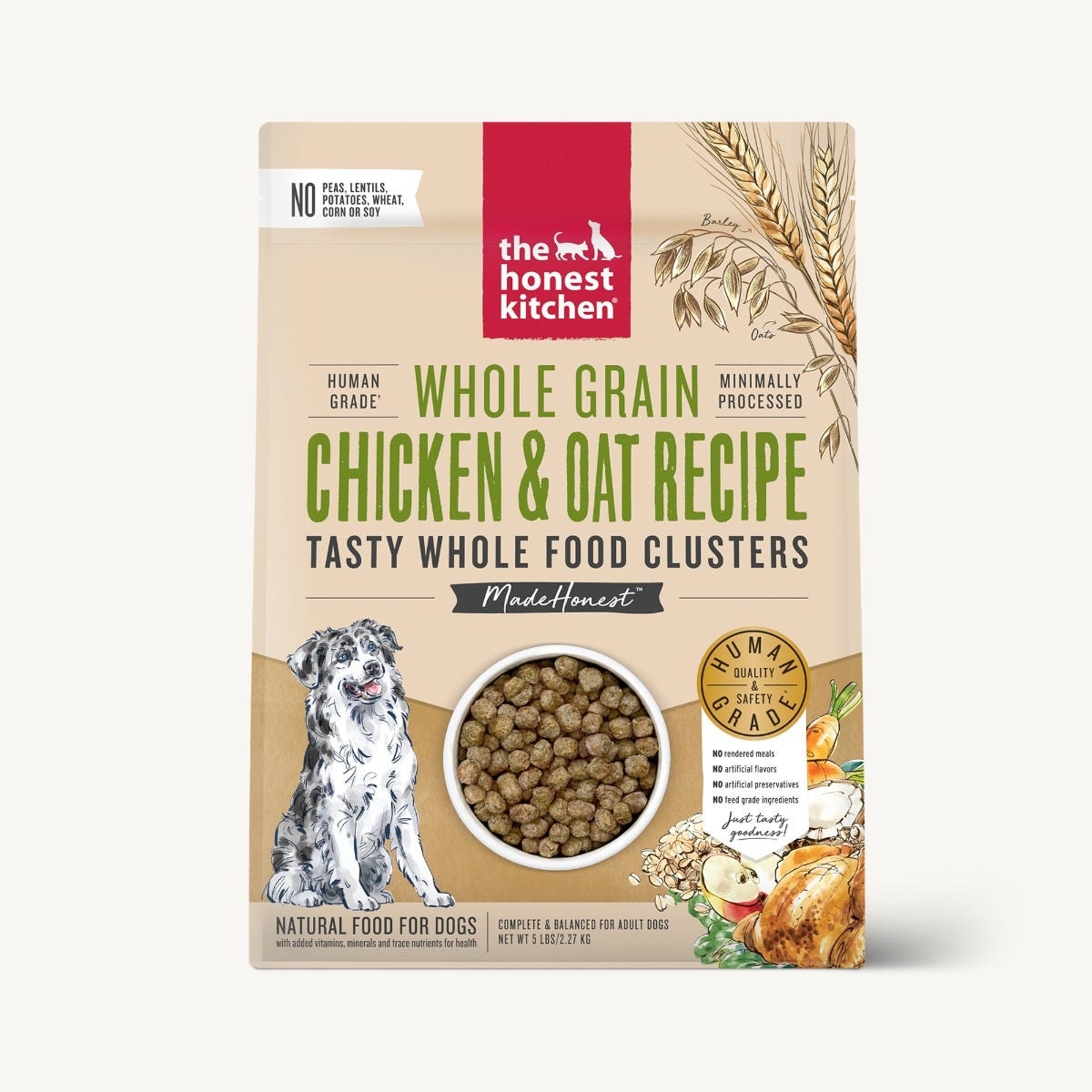 whole grain corn in dog food