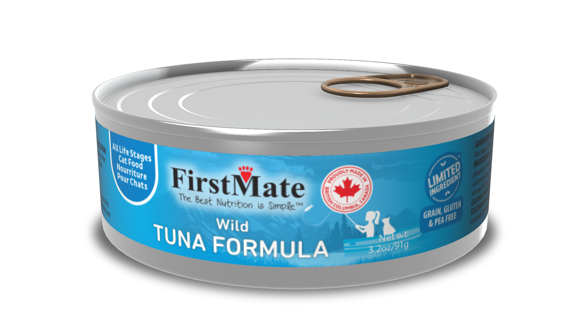 FirstMate Limited Ingredient Diet Wild Tuna Wet Cat Food | Everett, WA