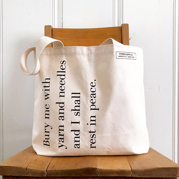 fringe supply co. Bury Me Tote Bag