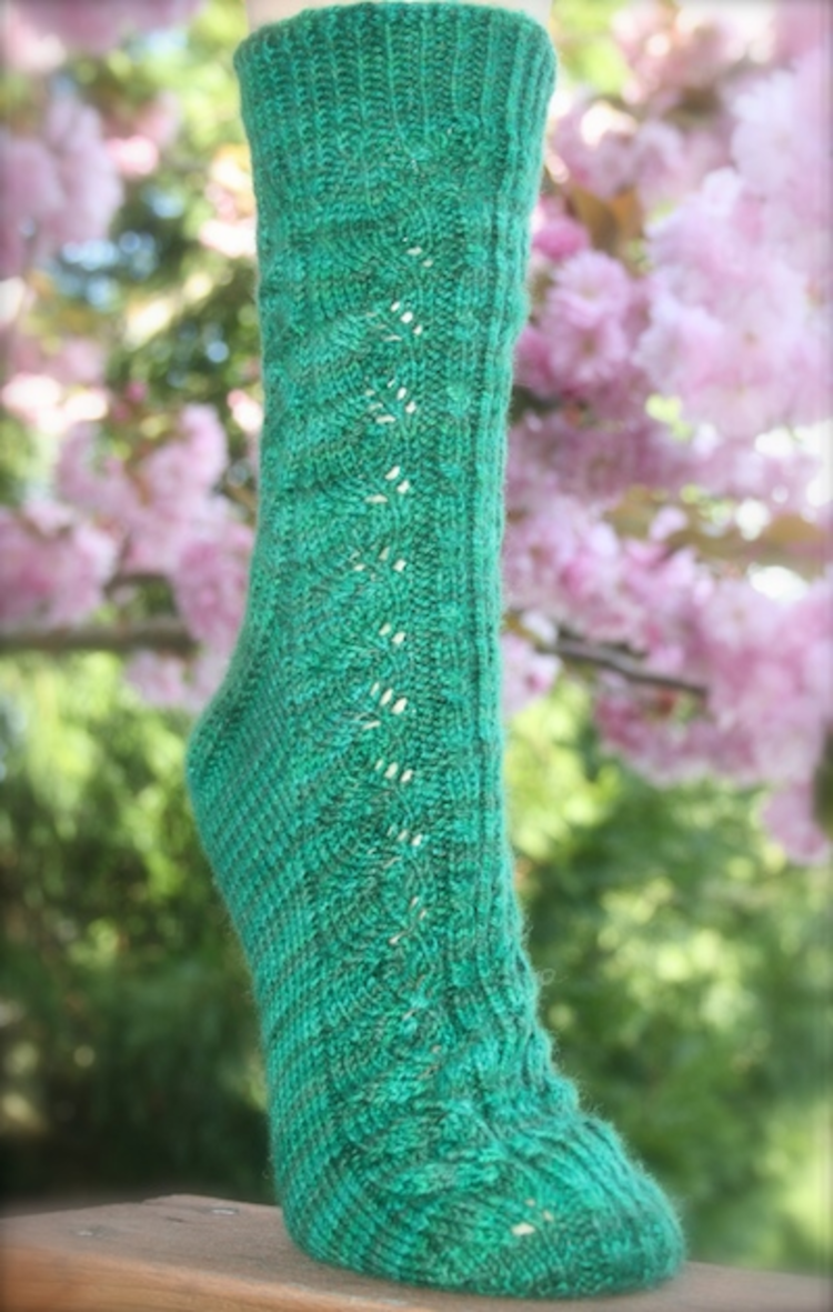 For Yarn's Sake, LLC Nellie's Never Enough Sox Club, Spring Garden