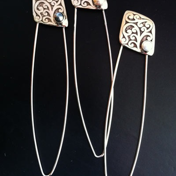 Jul Designs Pearl Tendril Fermoire Clasp