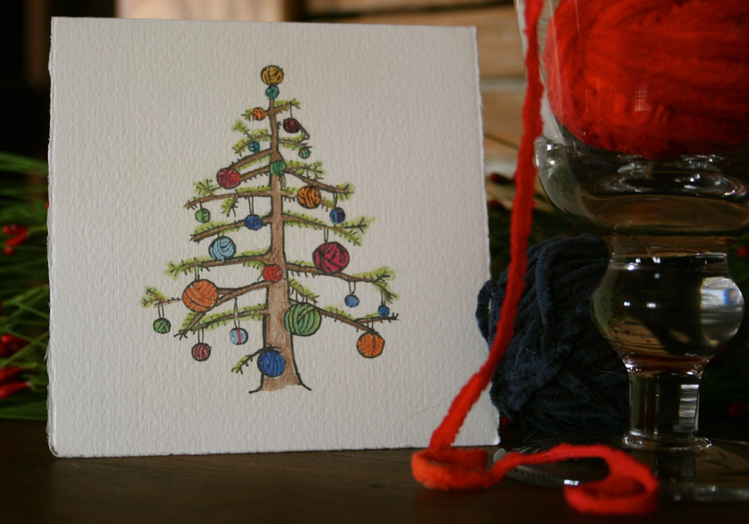 Knit Baah Purl Holiday Card Collection