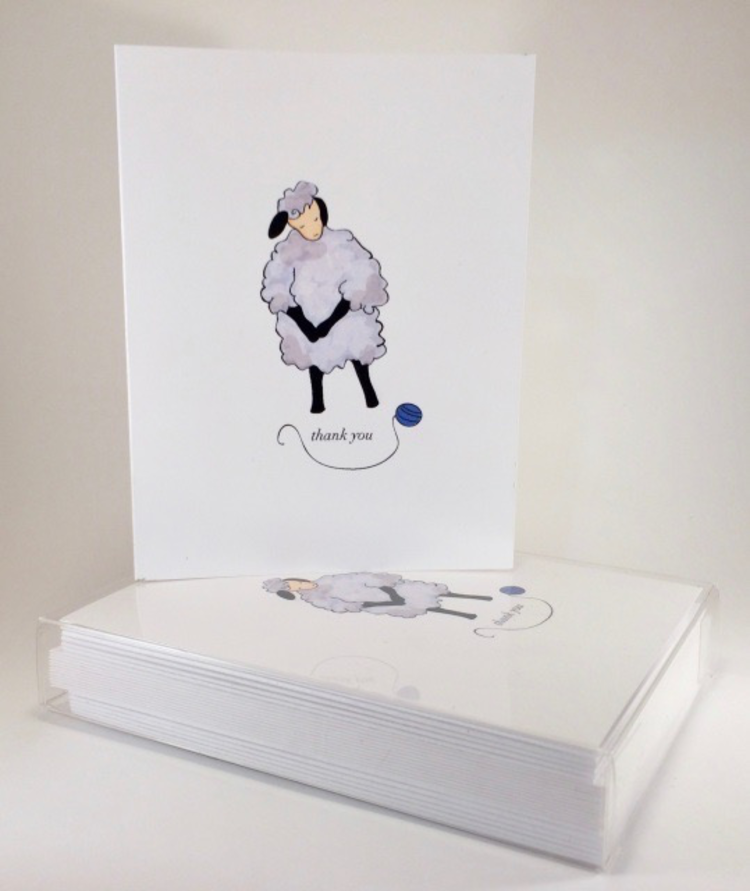 Knit Baah Purl Sweet Degrees of Thanks Card Collection