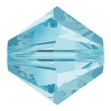 Rowan SHINE Swarovski Beads - 4mm, Aquamarine Selection