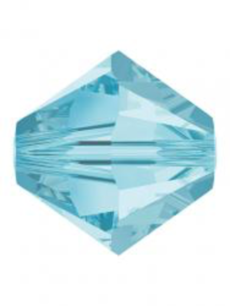 Rowan SHINE Swarovski Beads - 4mm, Aquamarine Selection